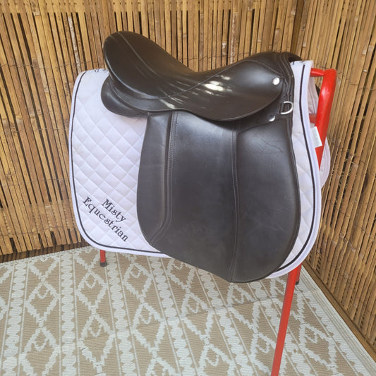 17" Black Wide/ Extra Wide Saddle