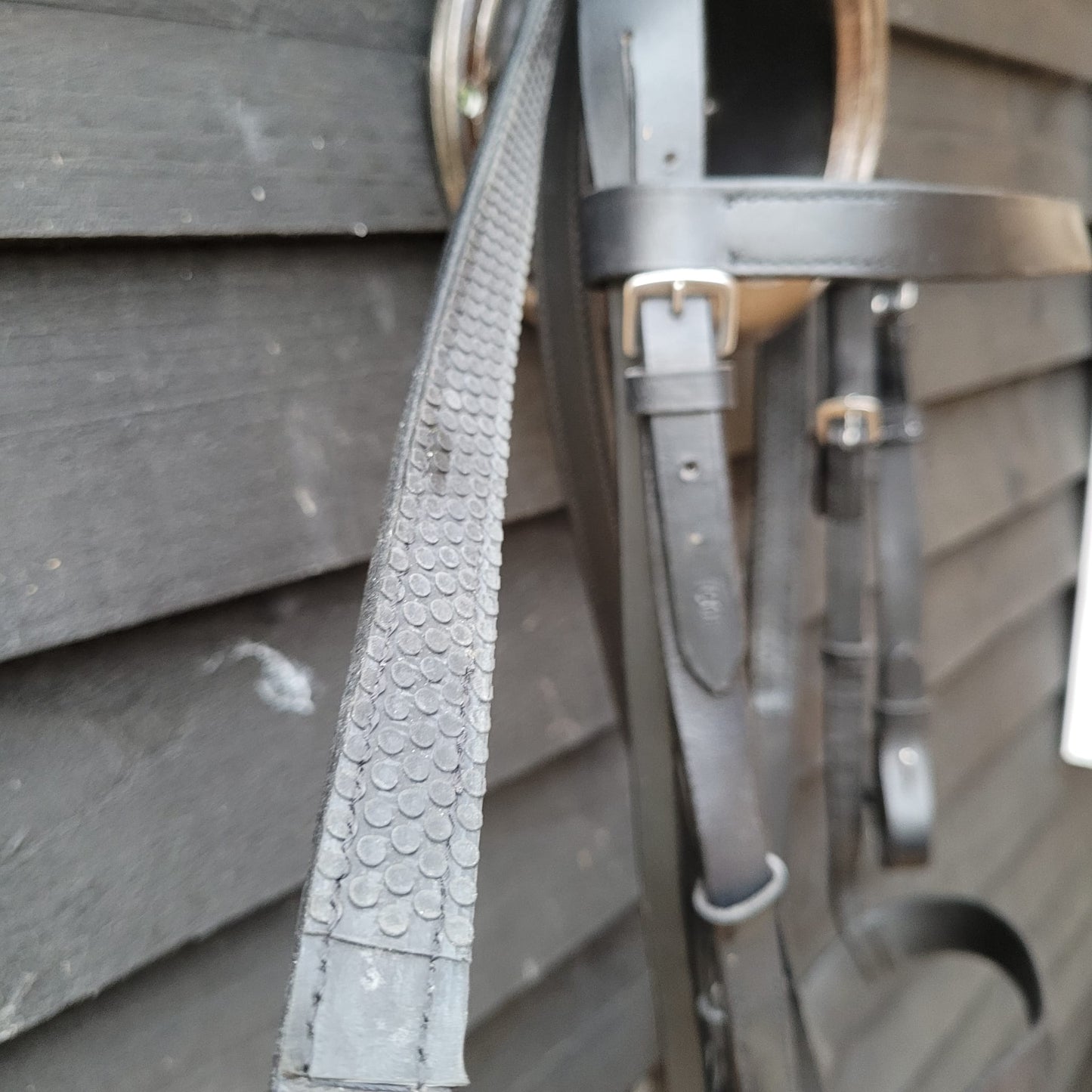 Black Hunter Bridle with reins (Size Cob)