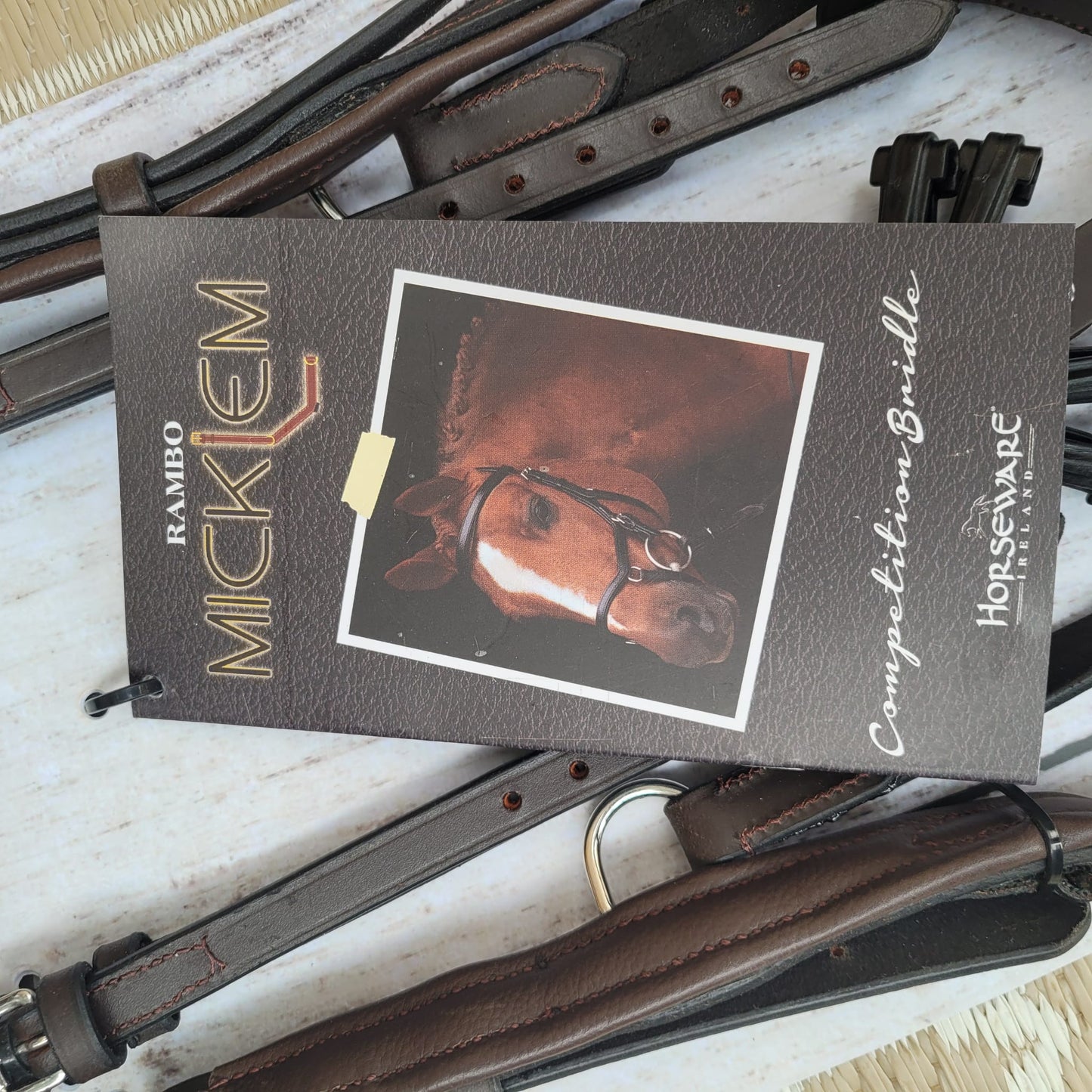 NEW Horseware Rambo Micklem Bridle in Dark Havana Size Large Horse/ Full