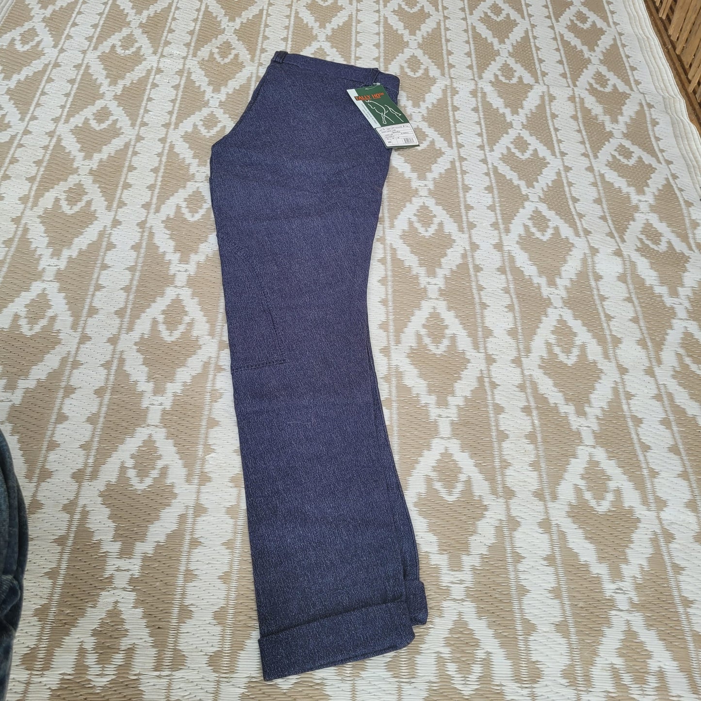 NEW Girls Blue Jean Jodhpurs Size 30R UK12