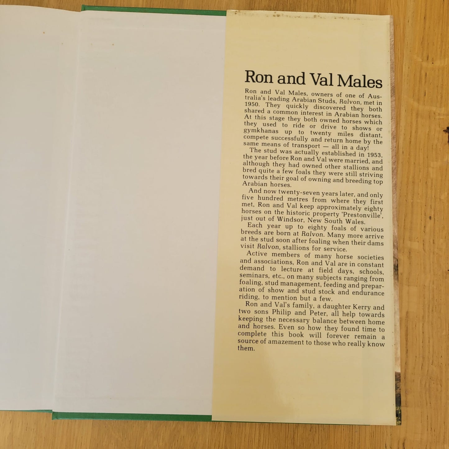 Foaling Brood Mare And Foal Management By Ron & Val Males