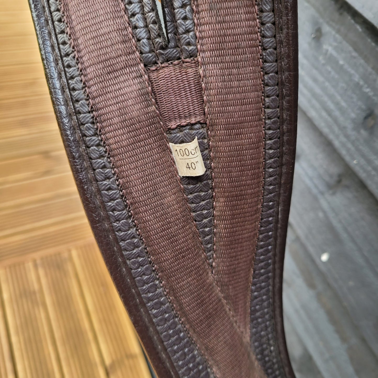 HY Comfort 40" Brown Synthetic Girth