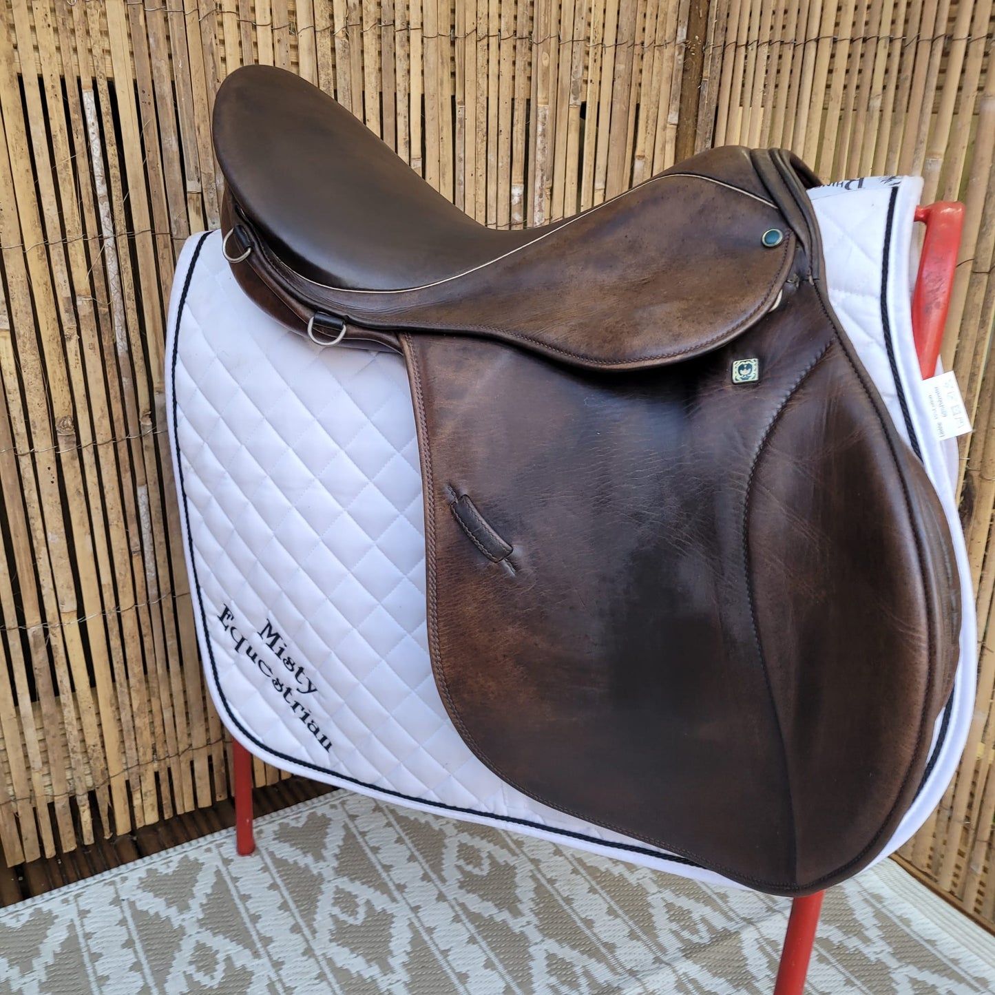 Stubben Parzival 18" Medium GP Saddle in Brown