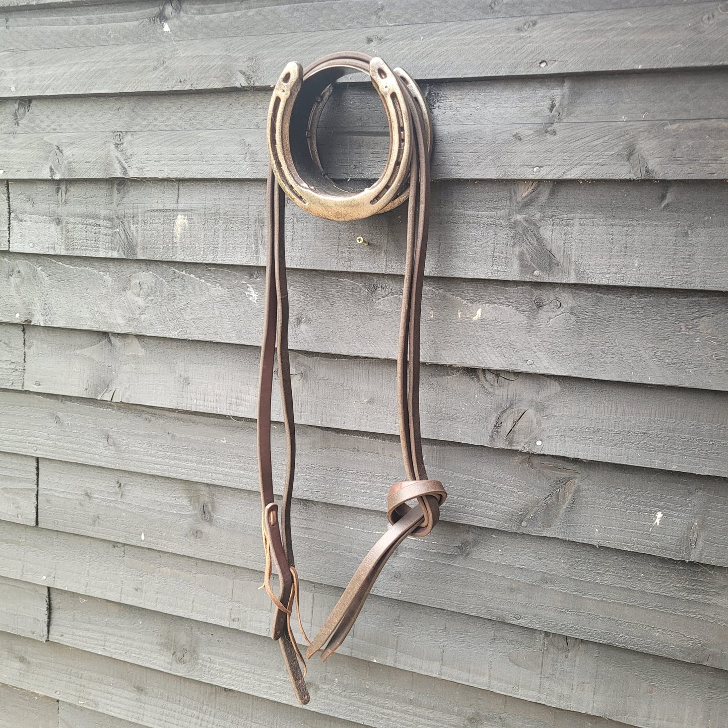 Western Split Reins in Brown