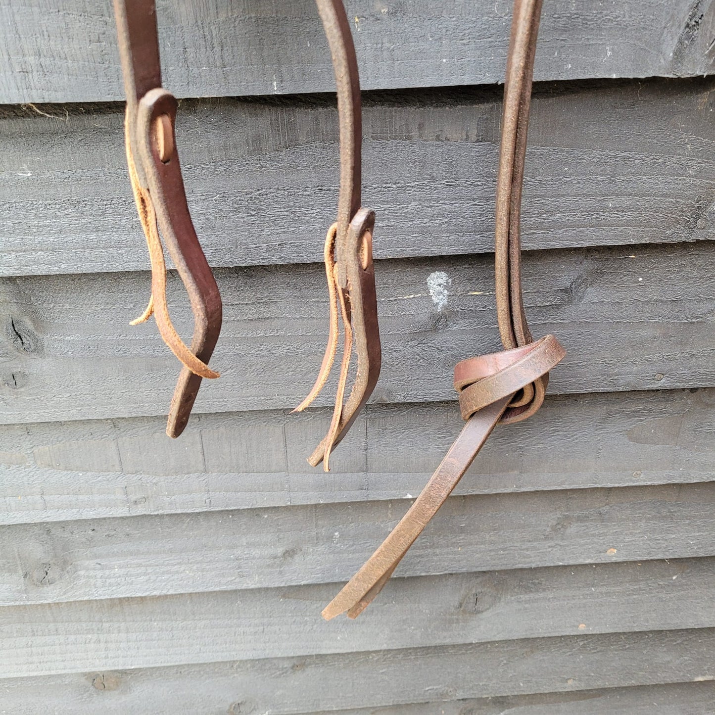Western Split Reins in Brown