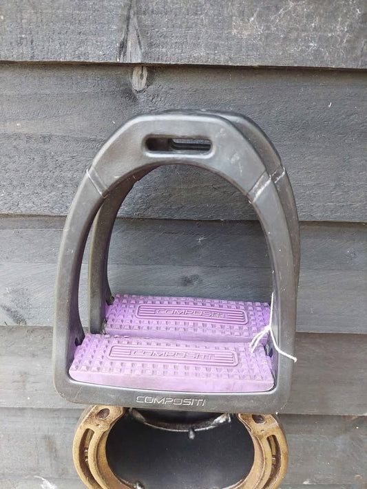Black/Purple Compositi Stirrups