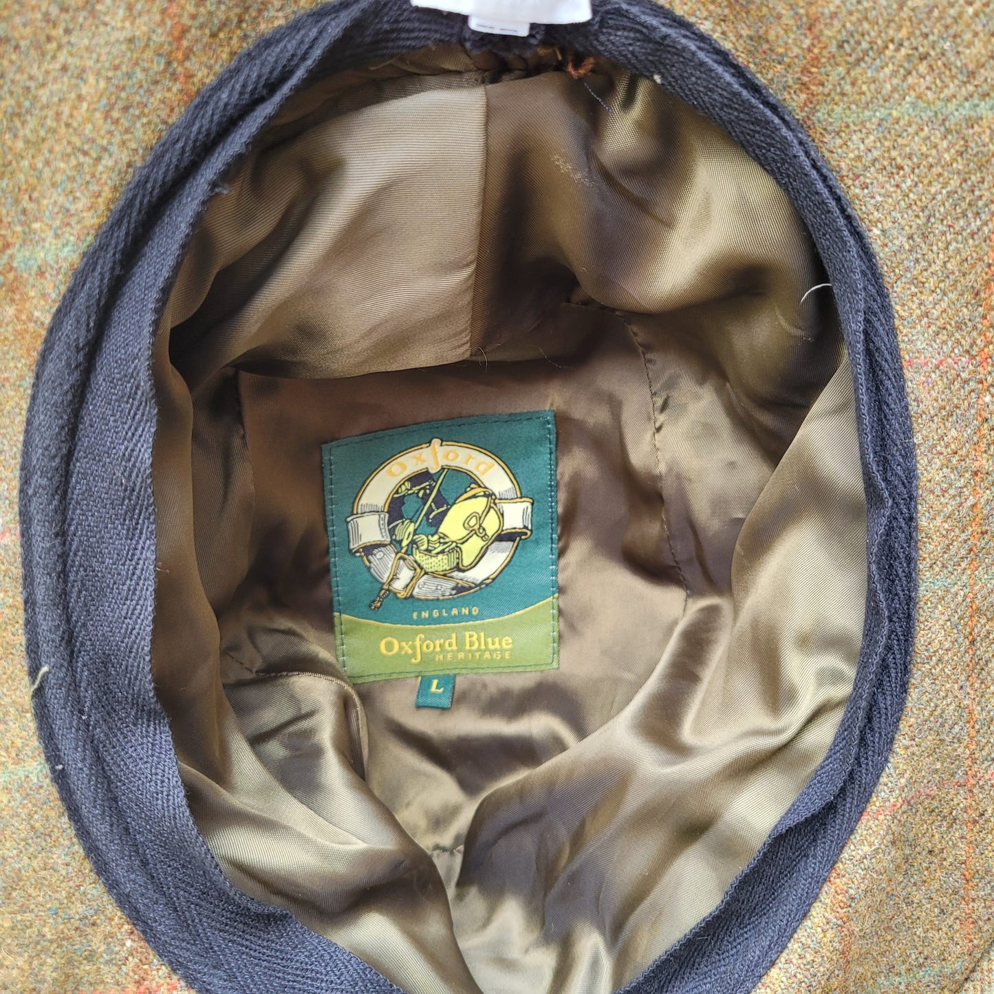 Ladies size large Oxford Blue show hat