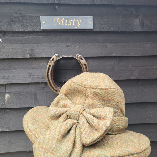 Ladies size large Oxford Blue show hat