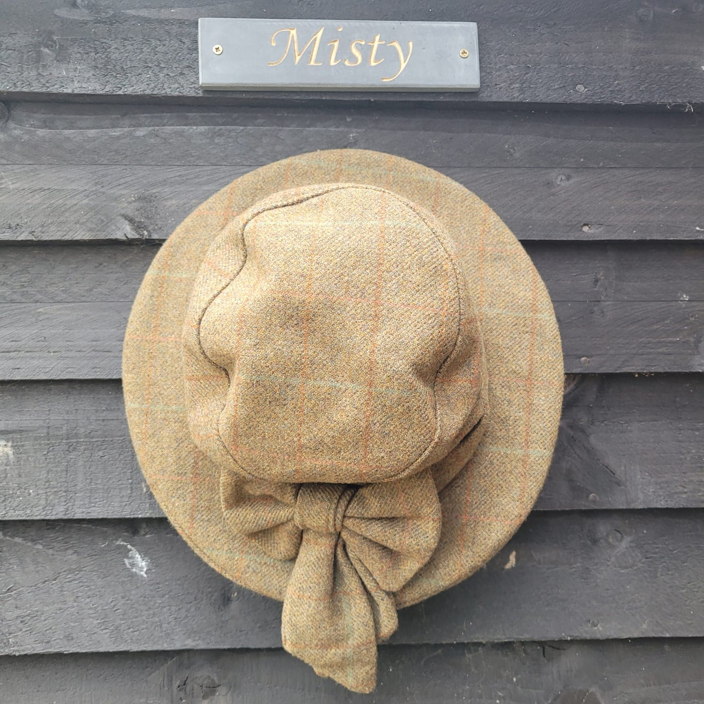 Ladies size large Oxford Blue show hat