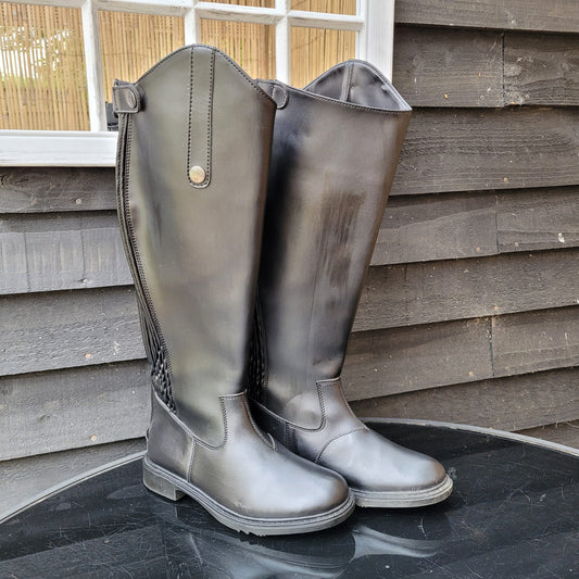 Long Black Riding boots (Adult 3UK)