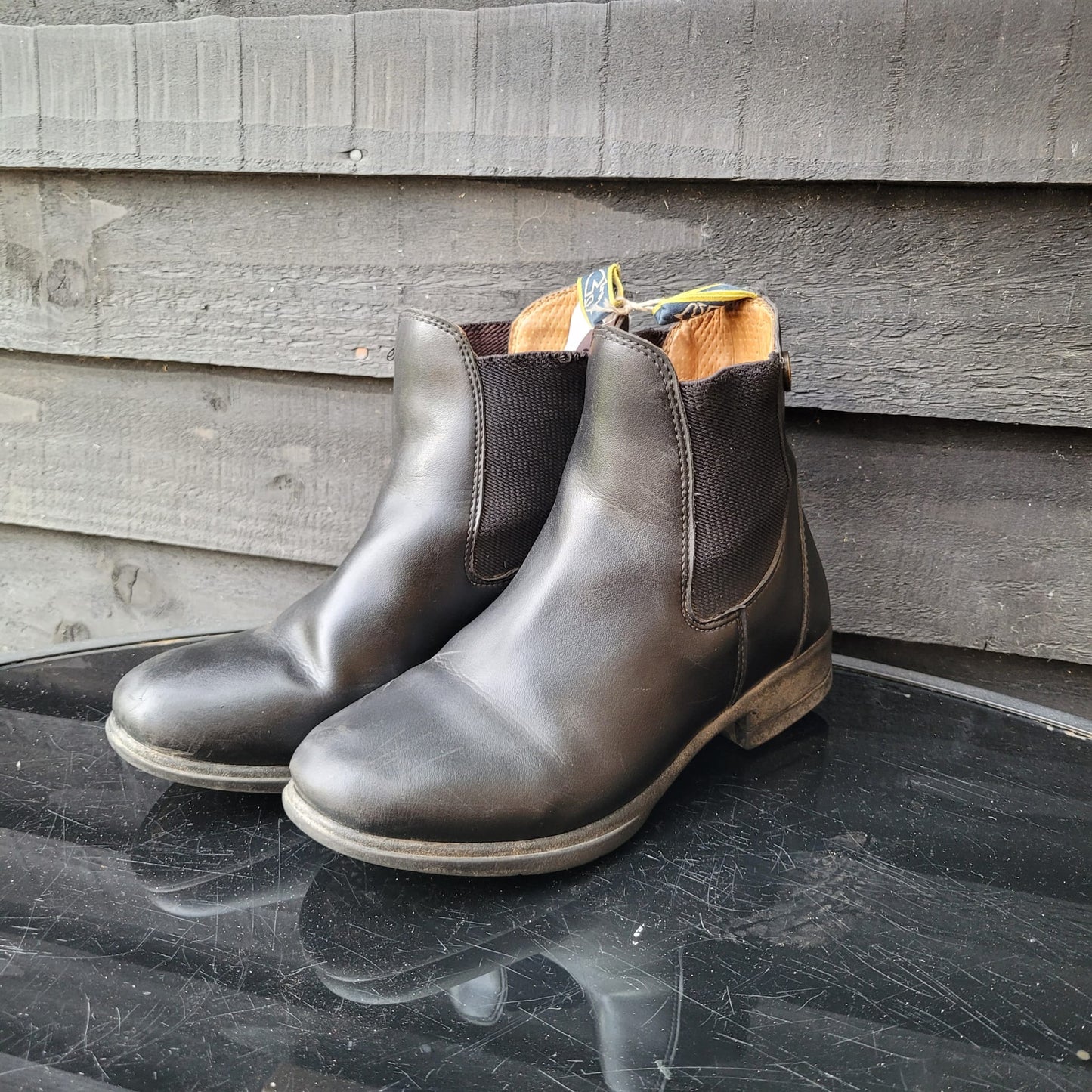 Black Moretta Boots (Kids Size 2)