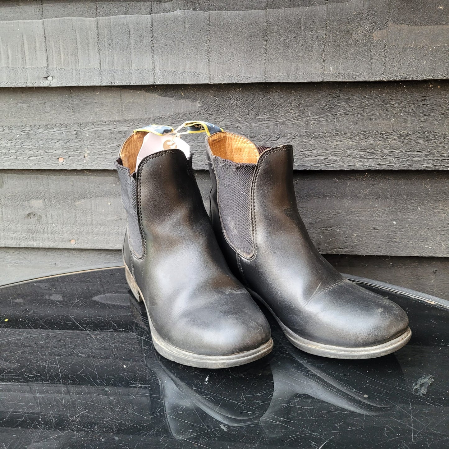 Black Moretta Boots (Kids Size 2)