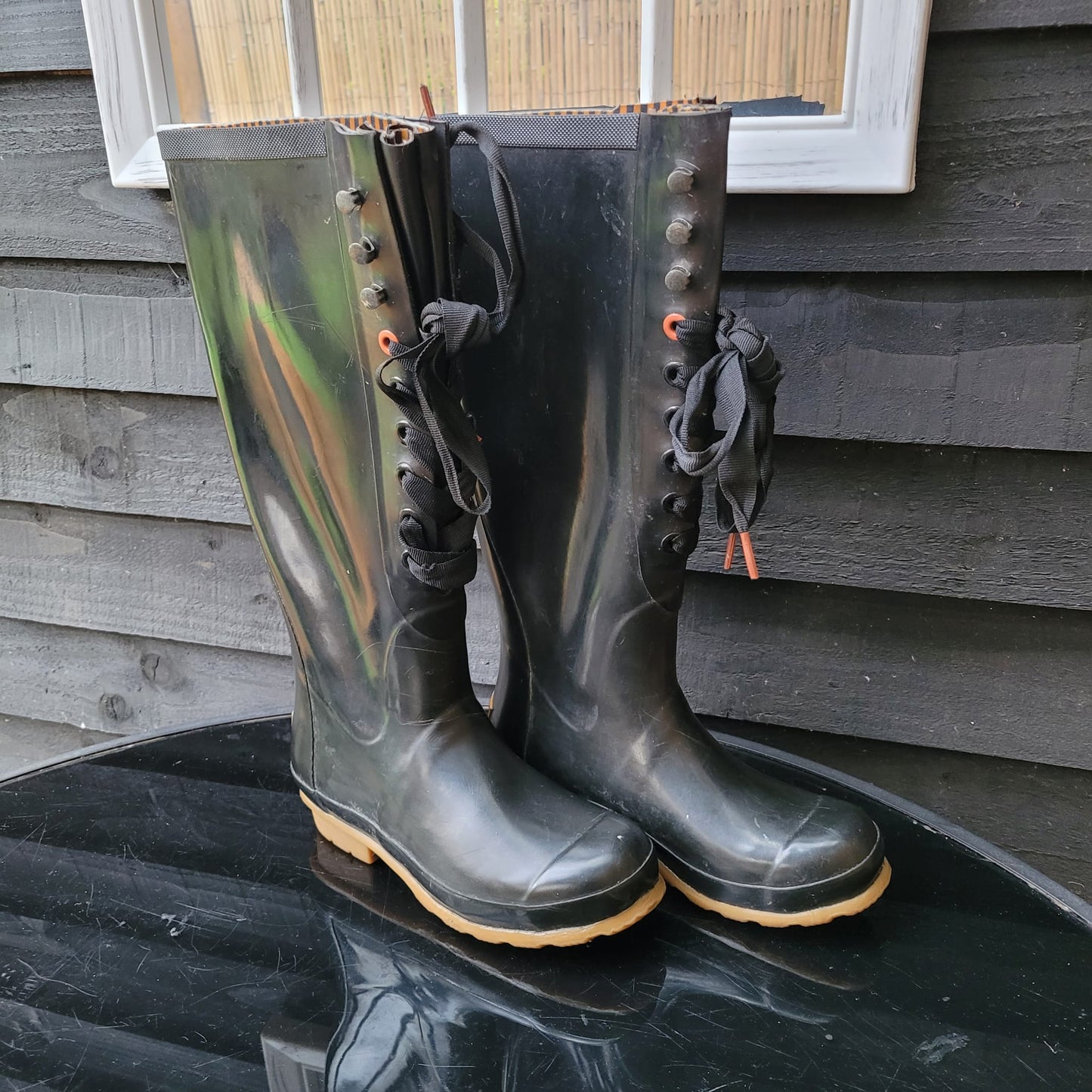 Joules Lace Up wellies (Adult UK3)