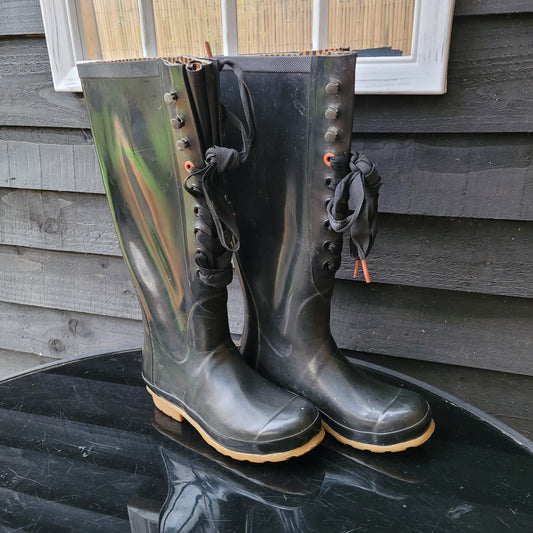Joules Lace Up wellies (Adult UK3)