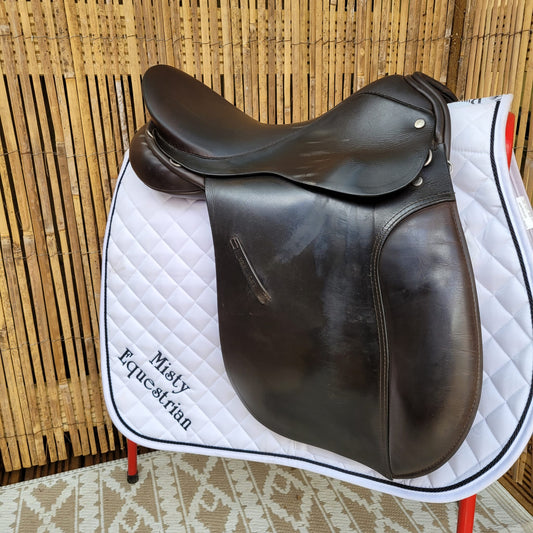 Berkeley 17" Wide Brown English Leather Saddle