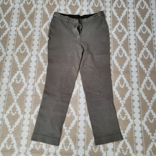 Grey Ladies Riding Jodhpurs UK14