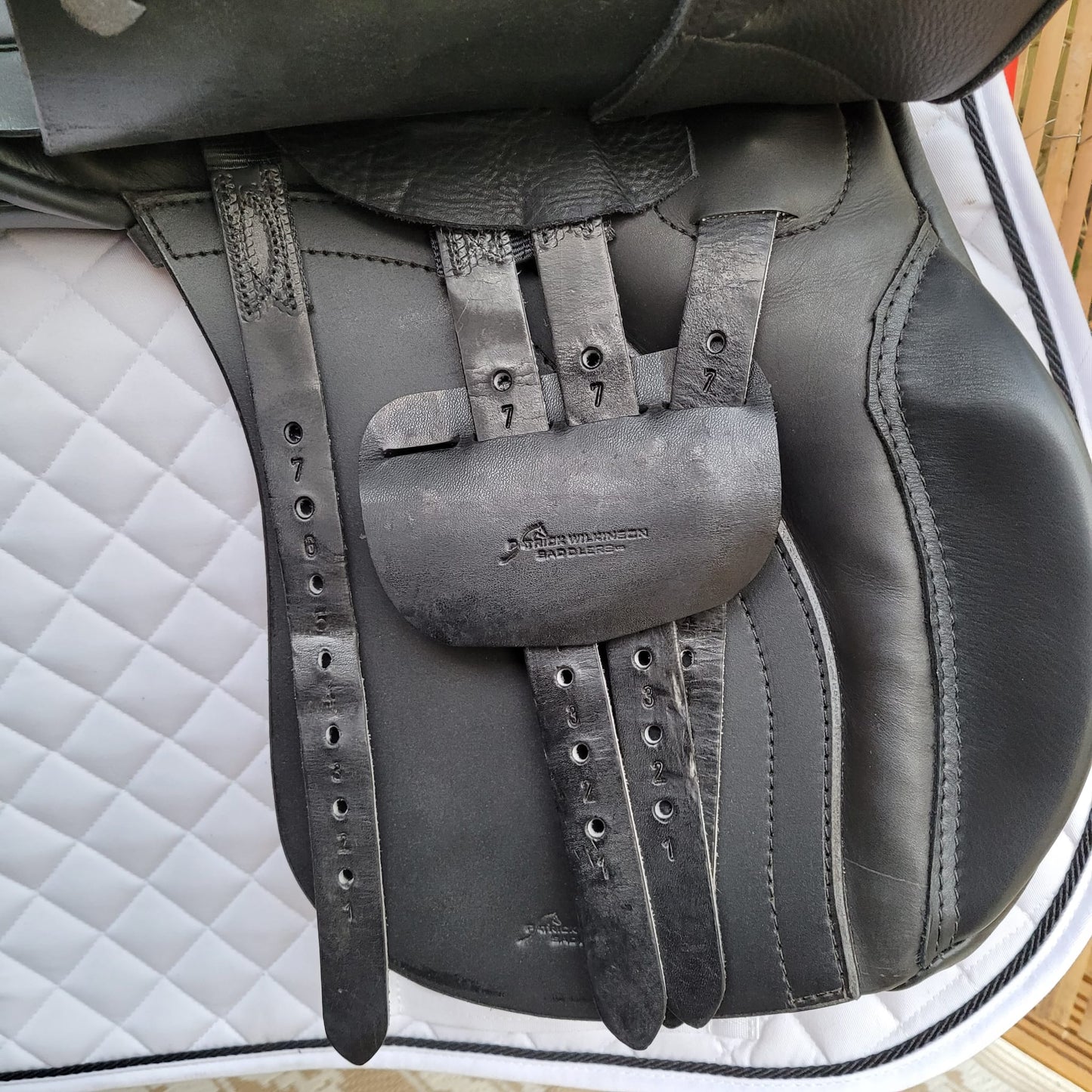 17.5" Medium Patrick Wilkinson Moorland GP Saddle in Black