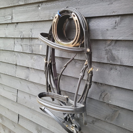 New Black Bridal (Full Size) Complete with Reins