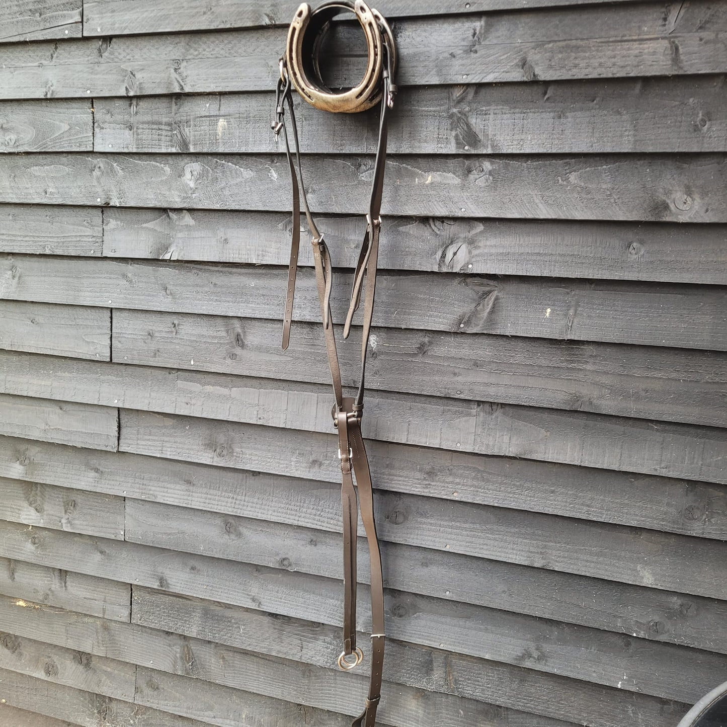 Brown Leather Breastplate Size Cob Excellent Condition