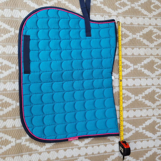 Blue Size Cob Saddle Pad in Good Condition