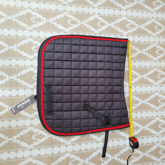 NEW Black/ Red Size Full Dressage Saddle Pad