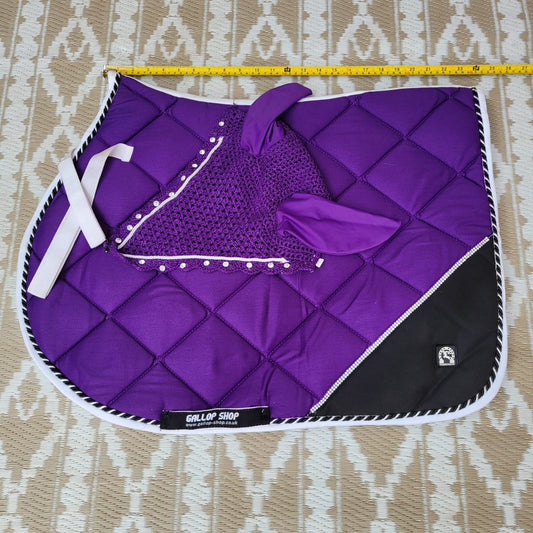 NEW Purple Full Size Saddle Pad with Matching Ears.
