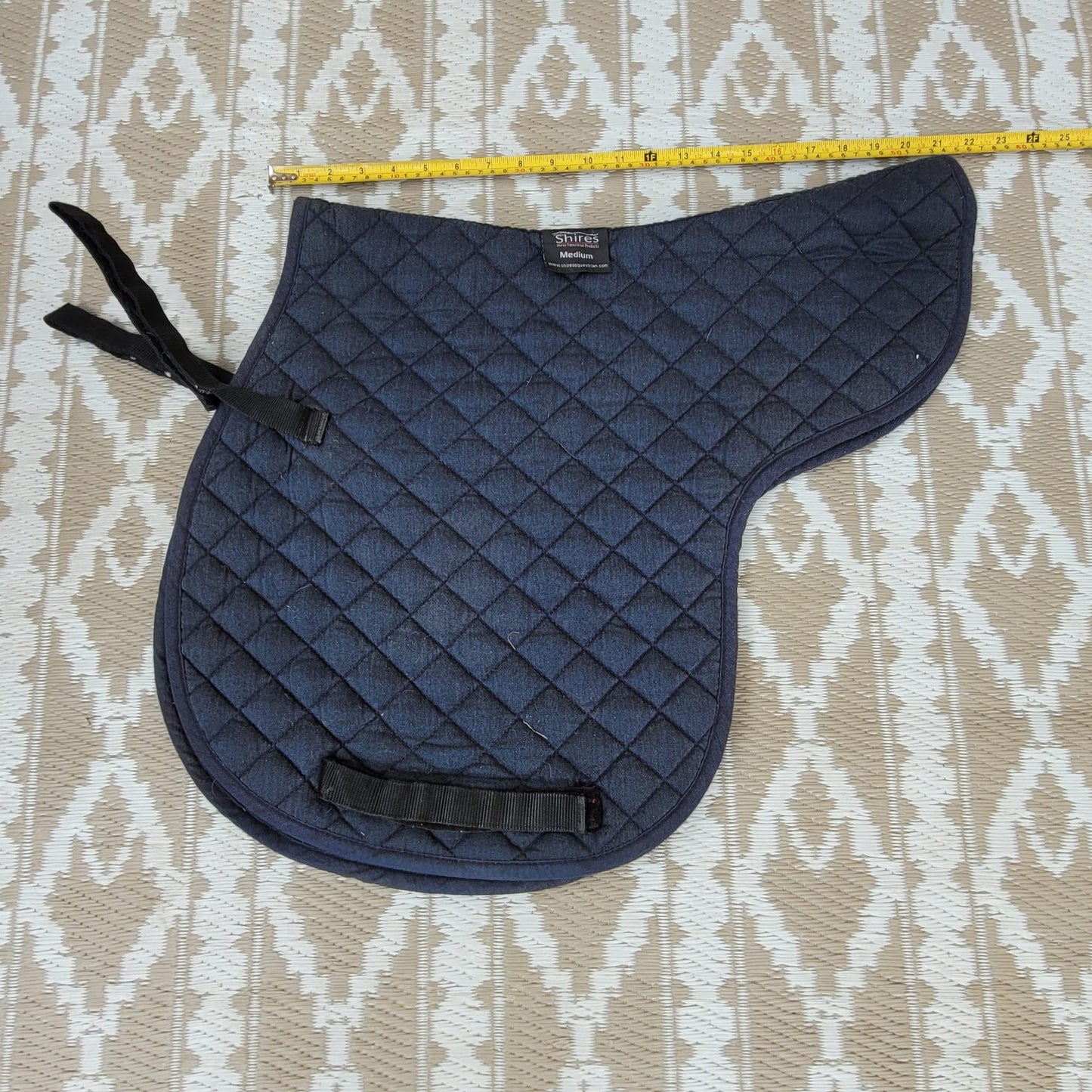 Black Shires Numnah Size Medium/ Cob