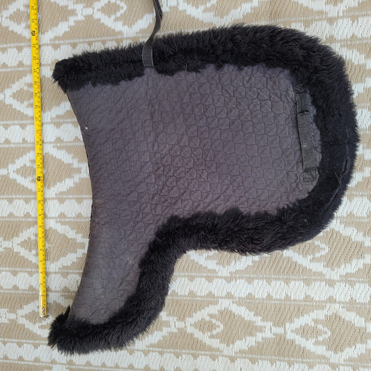 Black Griffin Hi Wither Sheep's Wool Numnah Size Full