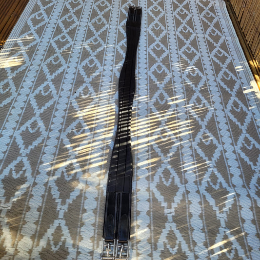 56" Black Leather Girth Good Condition