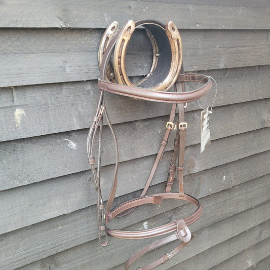 NEW Horseware Mio Bridle in Brown With Removable Flash Size Large Horse/ Full