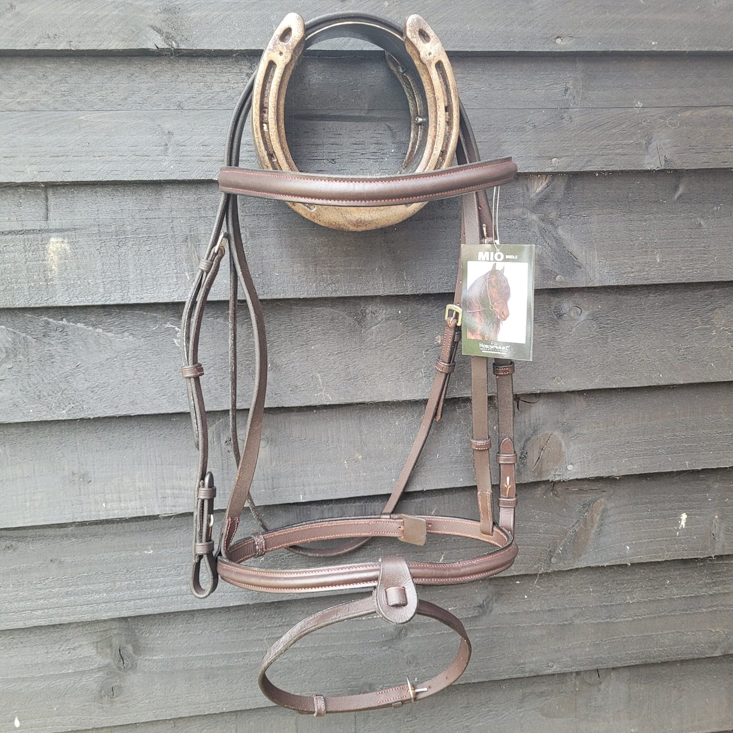 NEW Horseware Mio Bridle in Brown With Removable Flash Size Large Horse/ Full