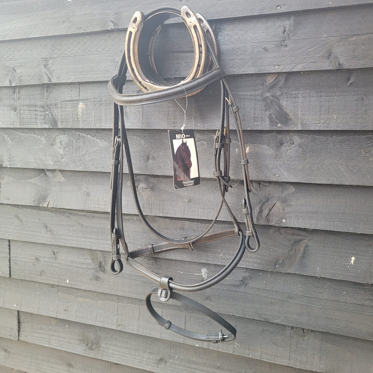 NEW Horseware Mio Bridle in Black With Removable Flash Size Large Horse/ Full