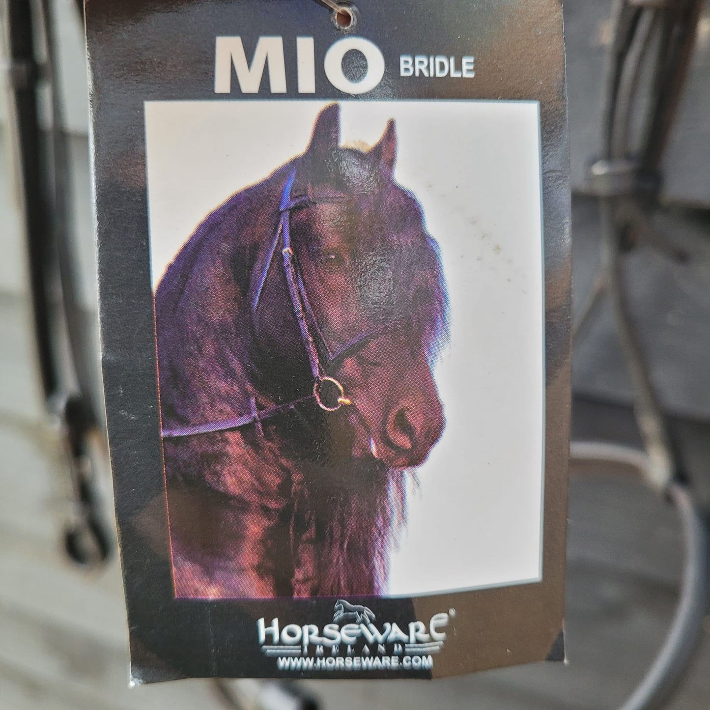 NEW Horseware Mio Bridle in Black With Removable Flash Size Large Horse/ Full