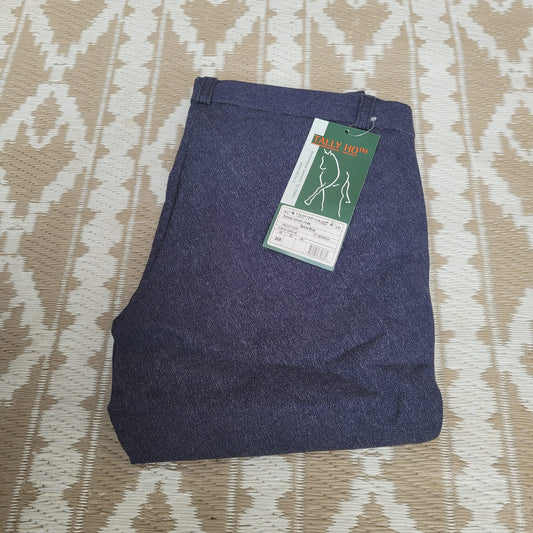 NEW Girls Blue Jean Jodhpurs Size 30R UK12