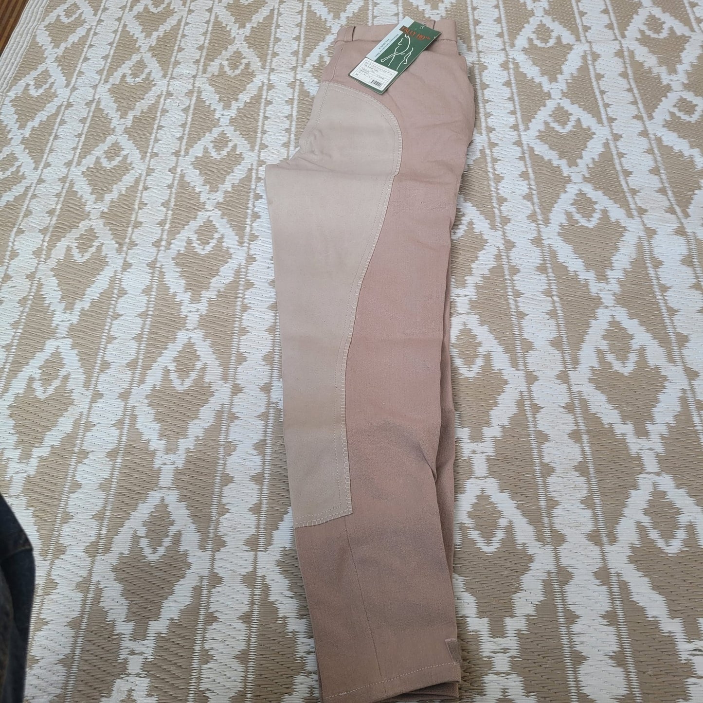 NEW Girls Tally Ho Biege Jodhpurs Size 28L UK10