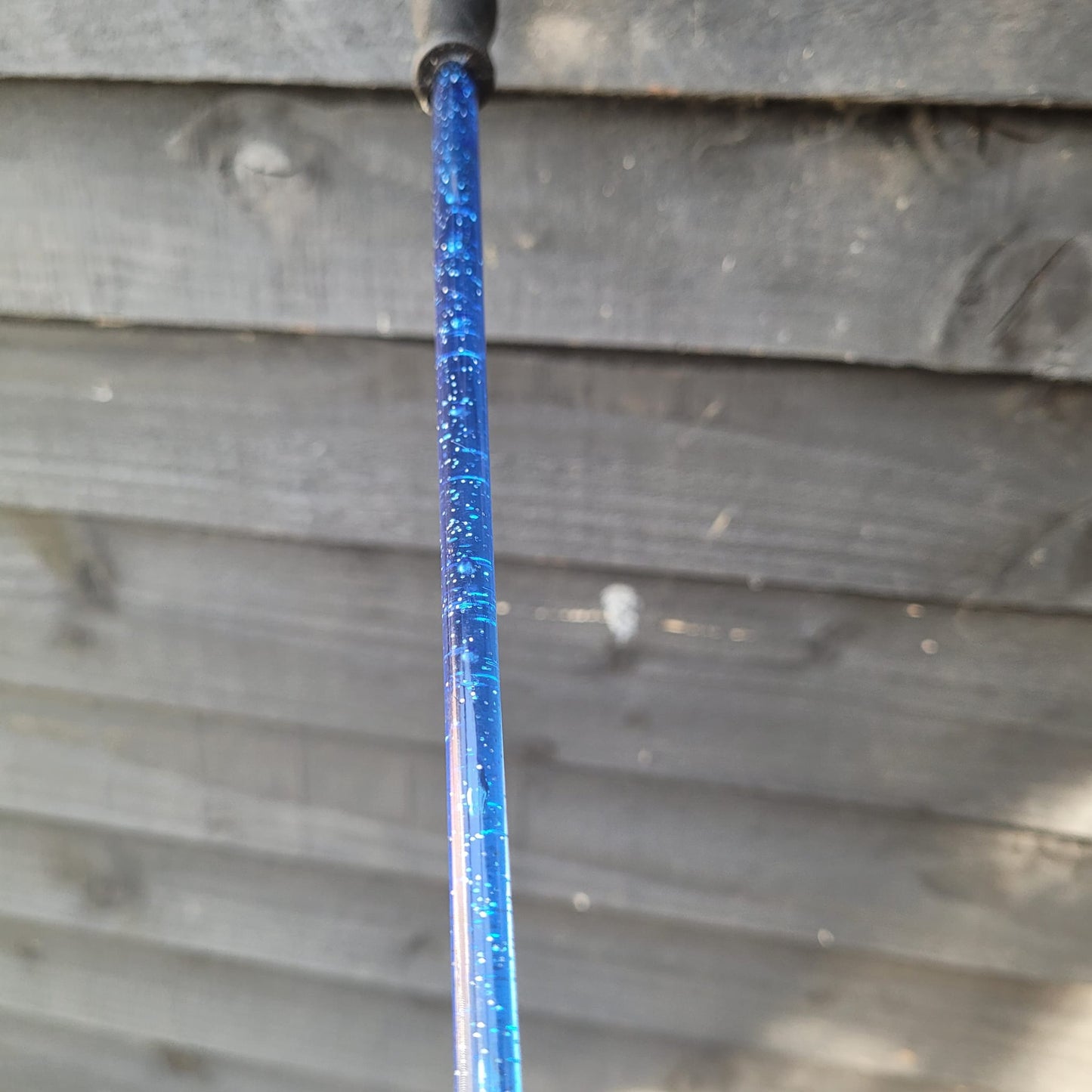 NEW Edward Goddard Blue Clear Sparkle 56cm Riding Crop