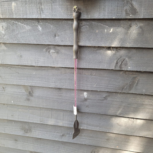 NEW Edward Goddard Purple Clear Sparkle 56cm Riding Crop