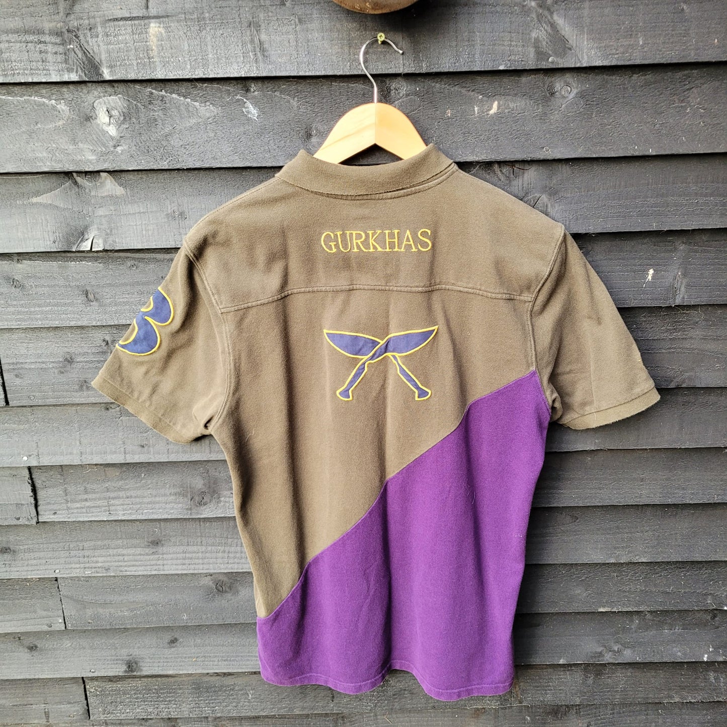 Men's Brown/ Purple Joules T-Shirt Size Large