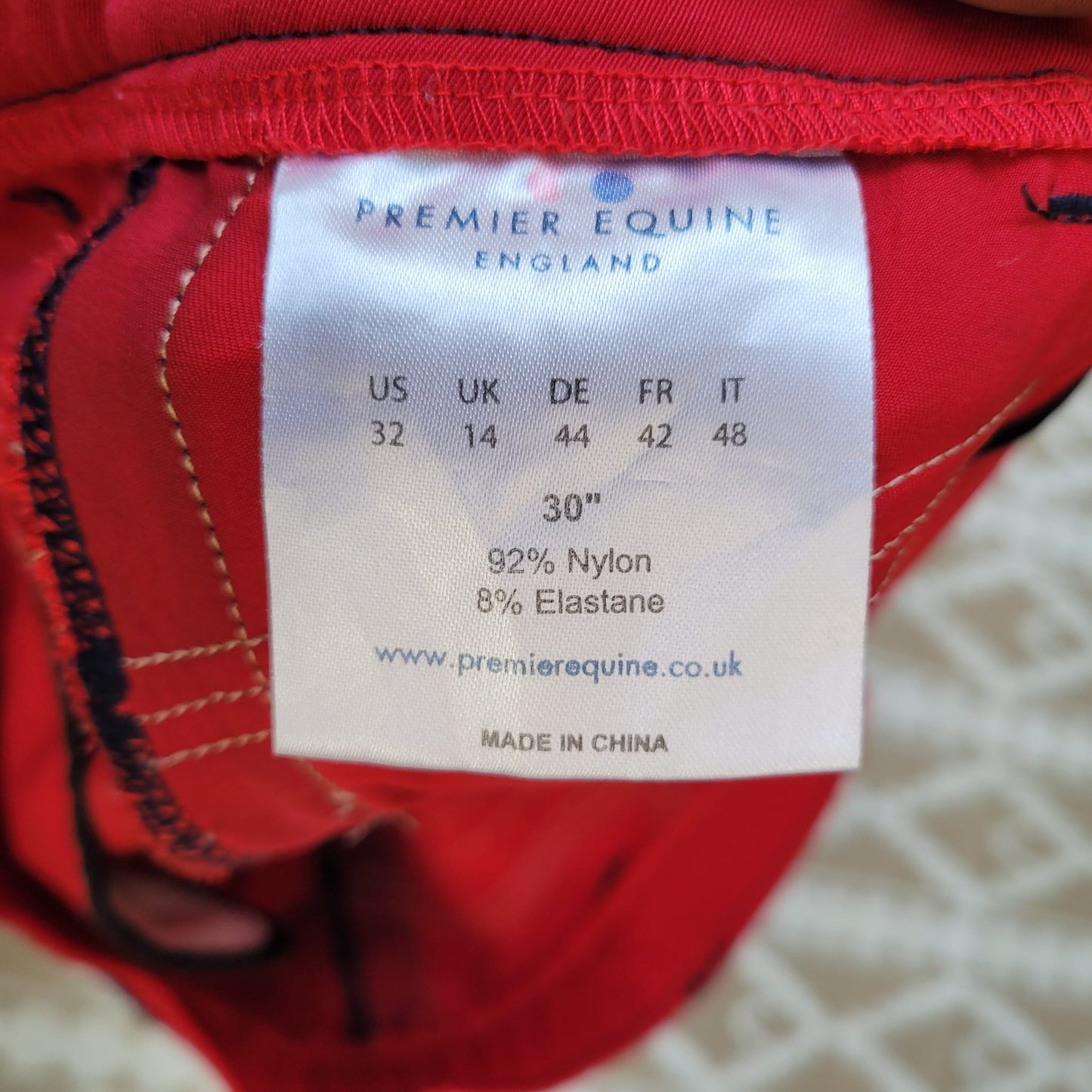 Ladies Premier Equine Full Seat Gel Breeches UK14