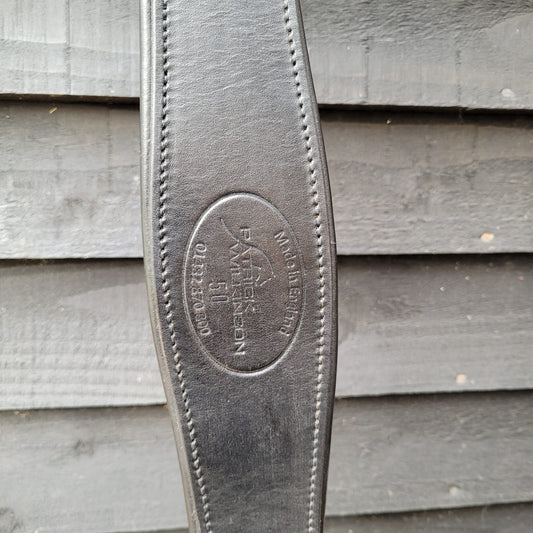 Patrick Wilson 50" Black Leather Girth