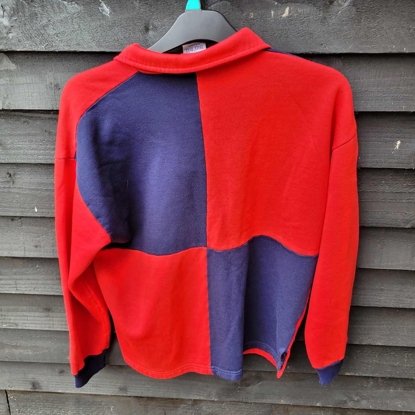 Mill Hill Red & Blue Rugby Style Top Size L