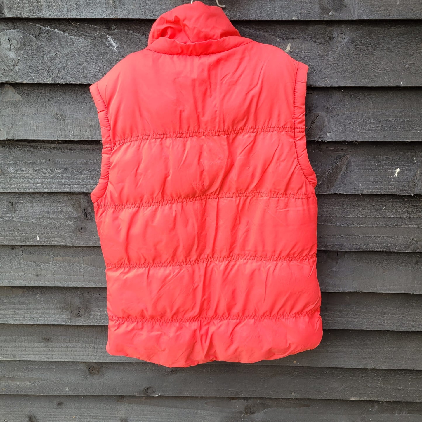 Red Quilted Gillet UK8