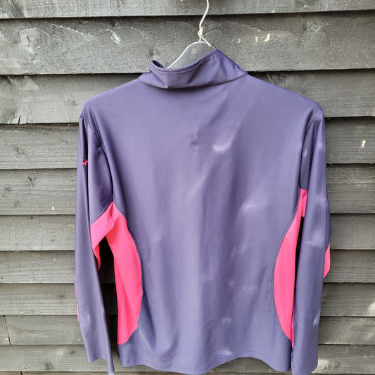 Shires Blue/ Pink Cross Country Top Size XXL